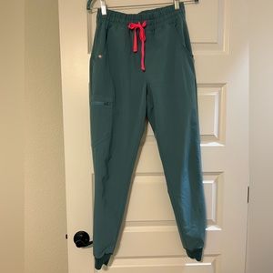 FIGS Zamora high waisted joggers Hydrogreen size XS